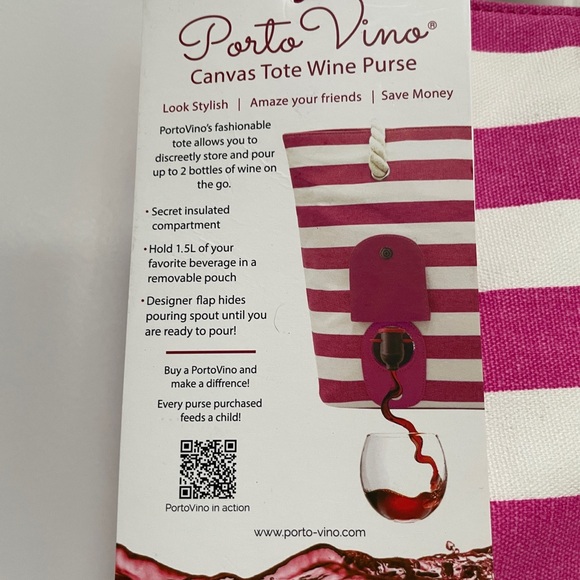 Portico Beach Wine Purse/Tote w/ hidden, leakproof, insulated components. 🍷 - Picture 2 of 14